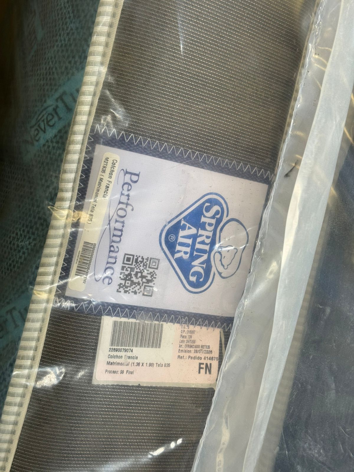 Colchon Matrimonial marca Spring Air